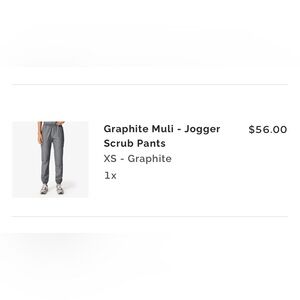 Figs Graphite Muli Jogger Scrub Pants XS
